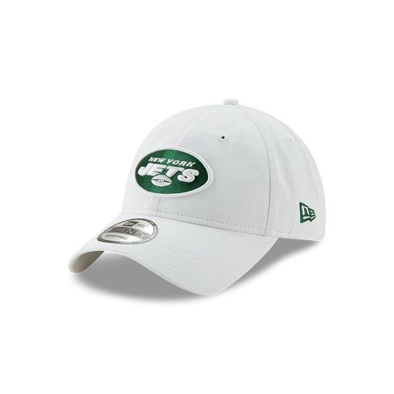 NFL New York Jets Core Classic 9Twenty Adjustable (UQU8645) - White New Era Caps